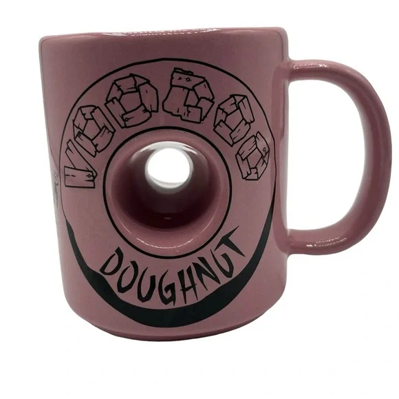 VOODOO DONUT COFFEE MUG preowned coffee mug “The magic is in the hole” - Picture 7 of 8